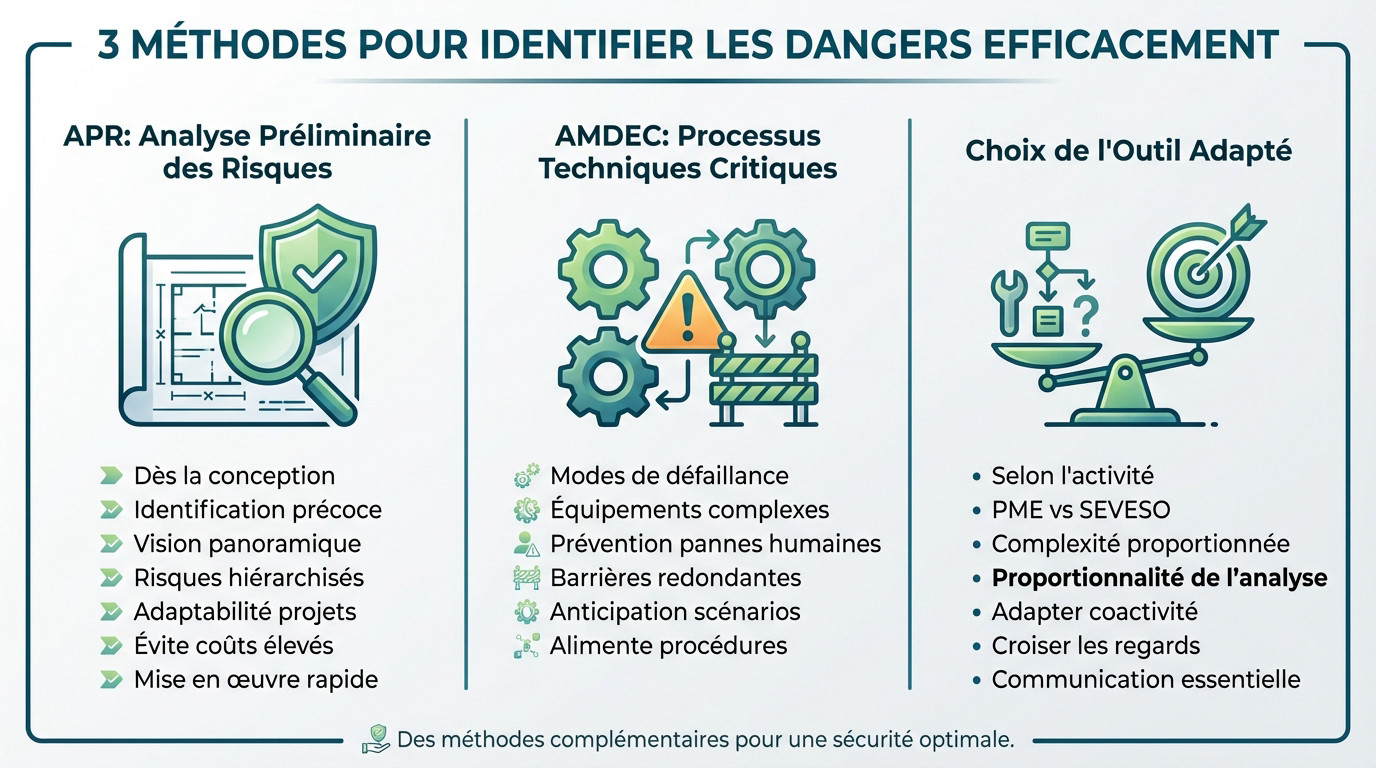 Identification des dangers méthodes APR AMDEC et choix outil industriel