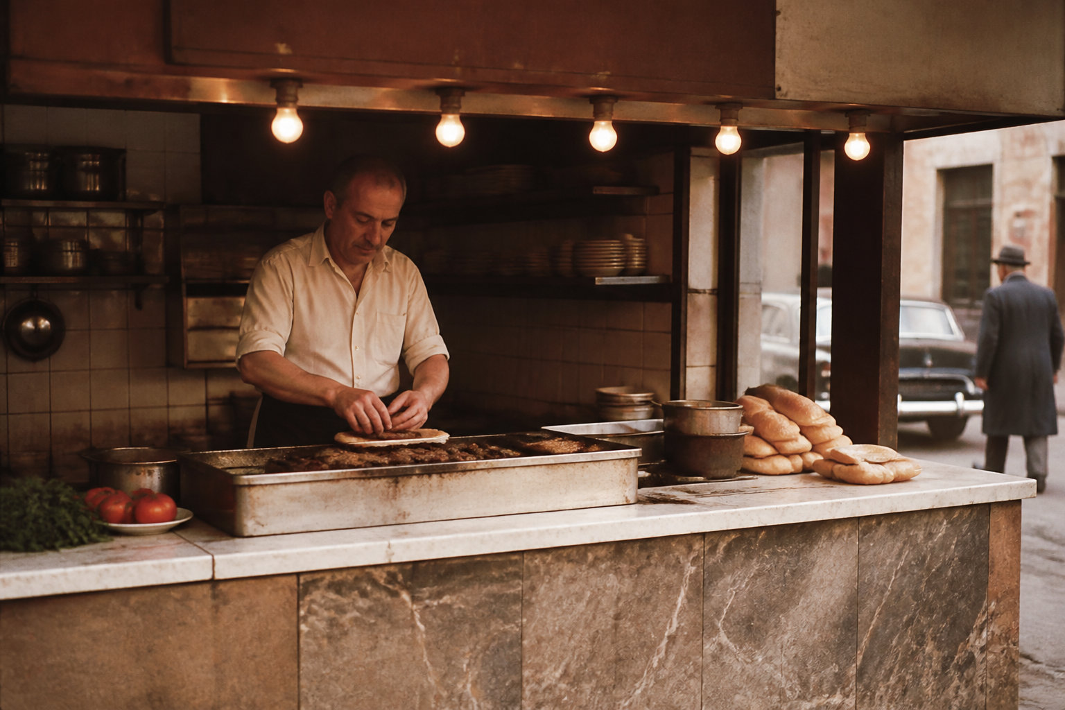 Une ambiance inspirée des comptoirs turcs des années 70