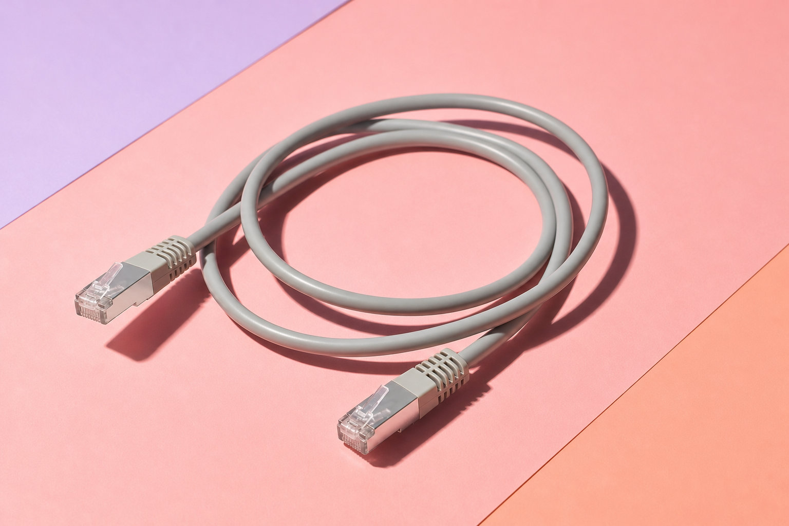 Câble RJ45 Cat 6 FTP gris pour sécuriser votre signal Gigabit