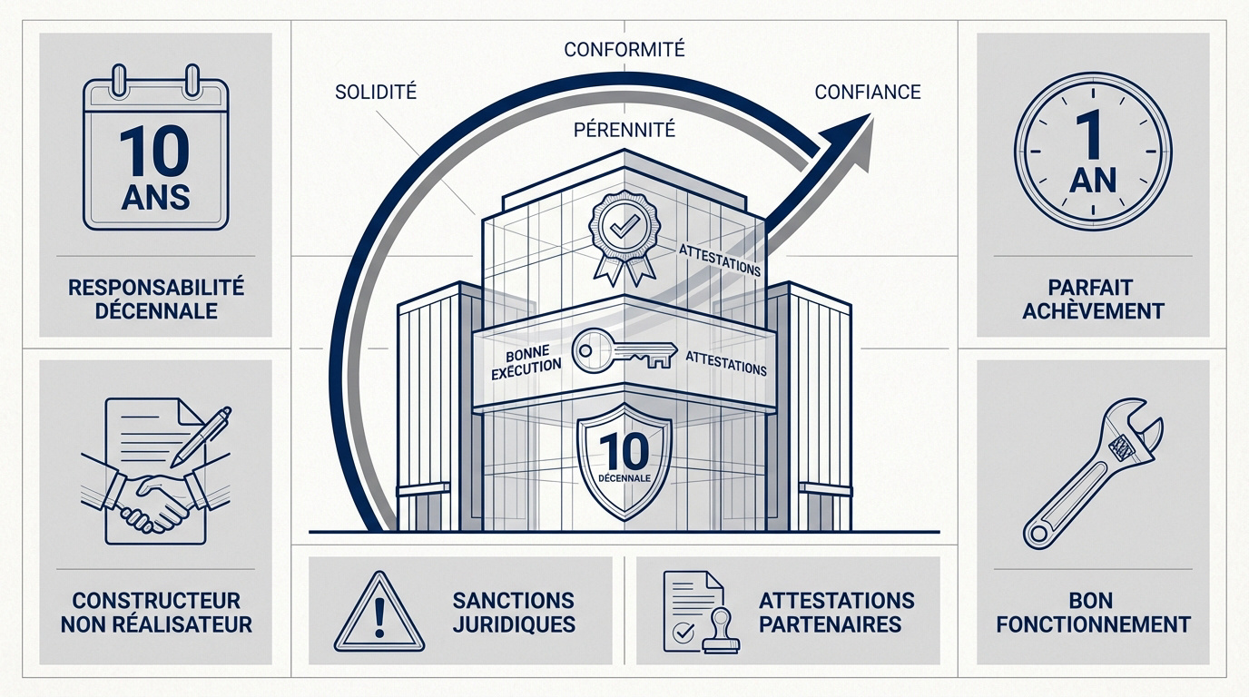 Contrôle de conformité et pérennité des ouvrages immobiliers