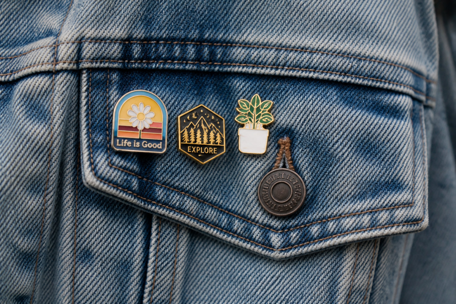 3pcs/set My Body Is Pin for Bold Personalities