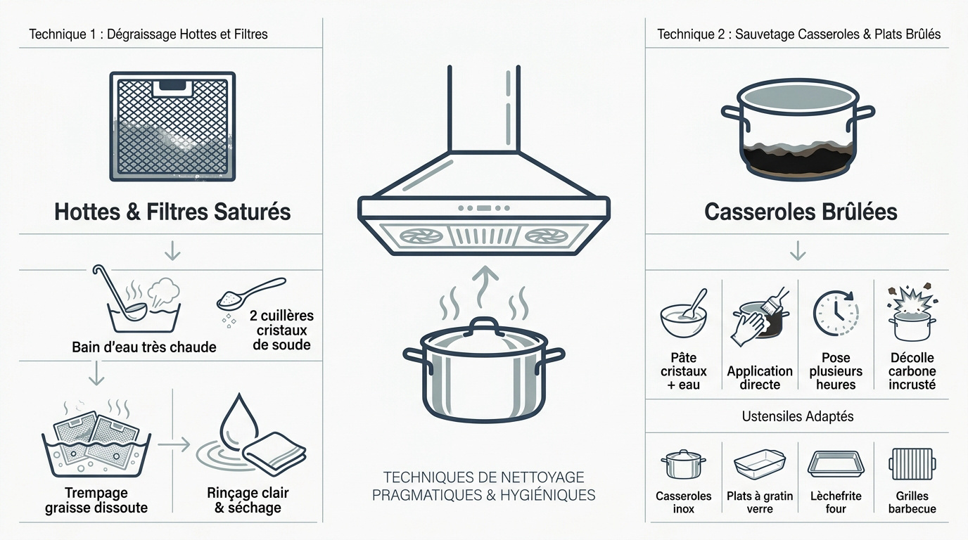 Nettoyage efficace d'une cuisine avec des produits naturels