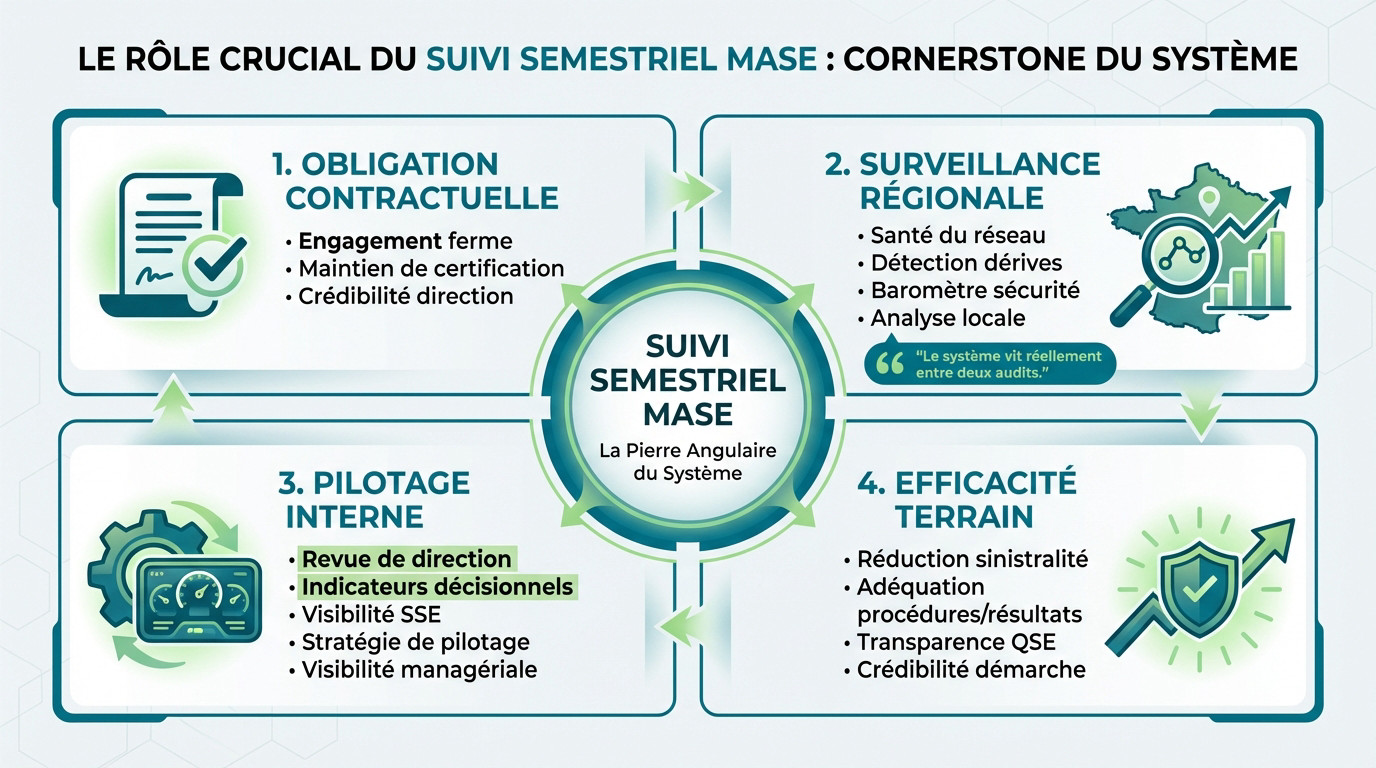 Suivi semestriel MASE : un outil de pilotage et de conformité pour les entreprises certifiées