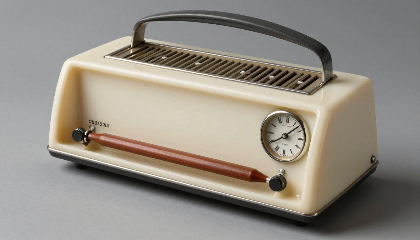 Objets du quotidien vintage années 50-60 en bakélite et métal — l'âme des matières d'autrefois