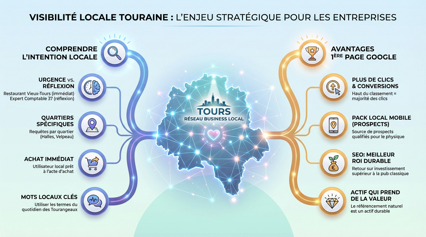 Visibilité locale stratégique pour les entreprises à Tours