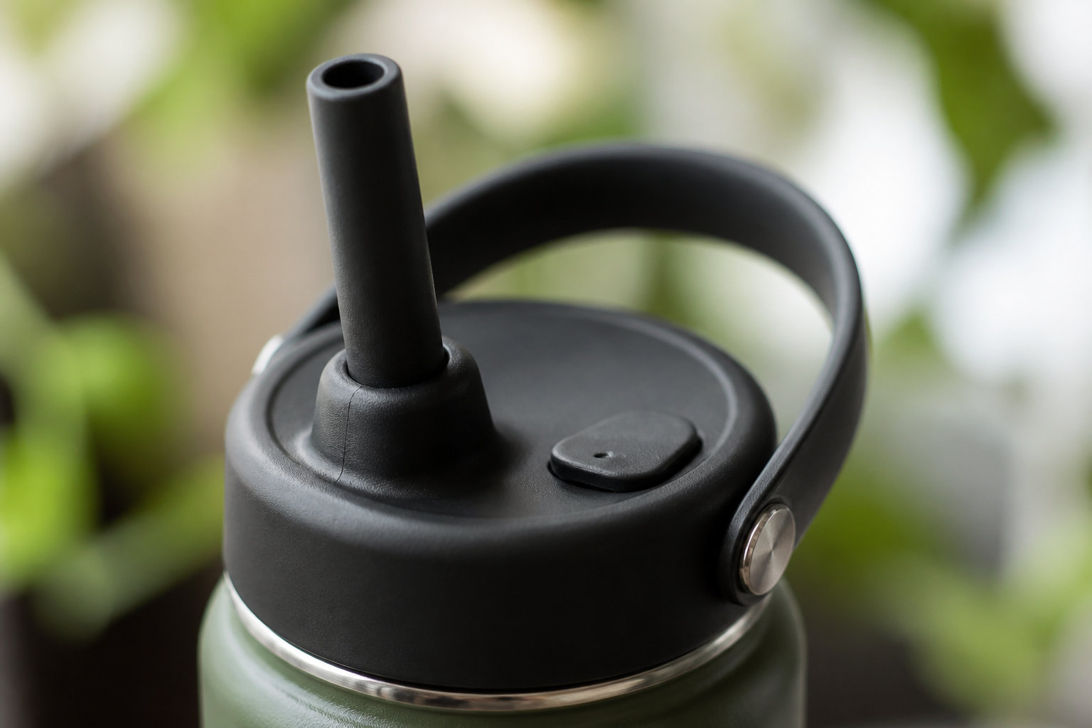 Praticité de la gourde FlowBottle avec paille intégrée