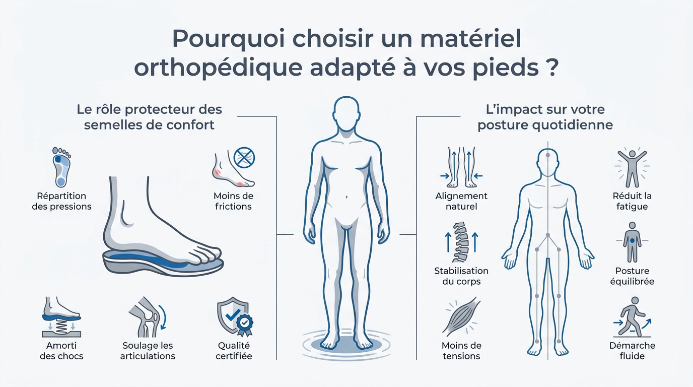 Semelles chauffantes : comment bien choisir Semelles orthopédiques de confort pour une meilleure posture quotidienne
