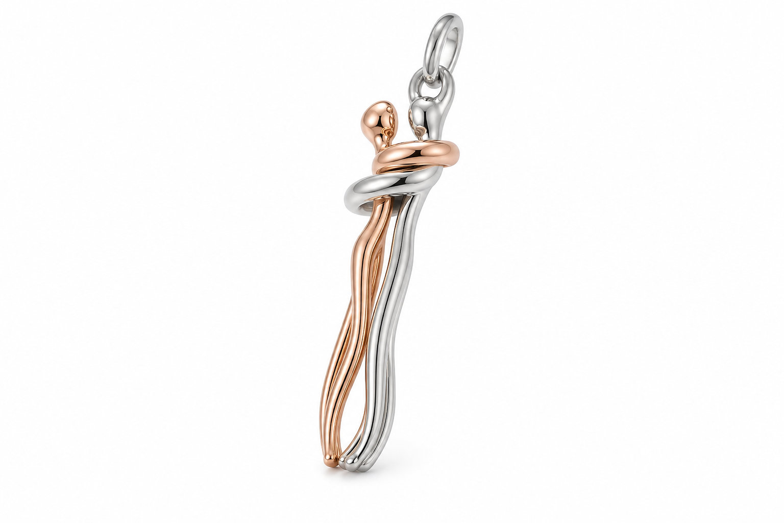 Pendentif Couple Enlacé : le symbole d'une union indéfectible