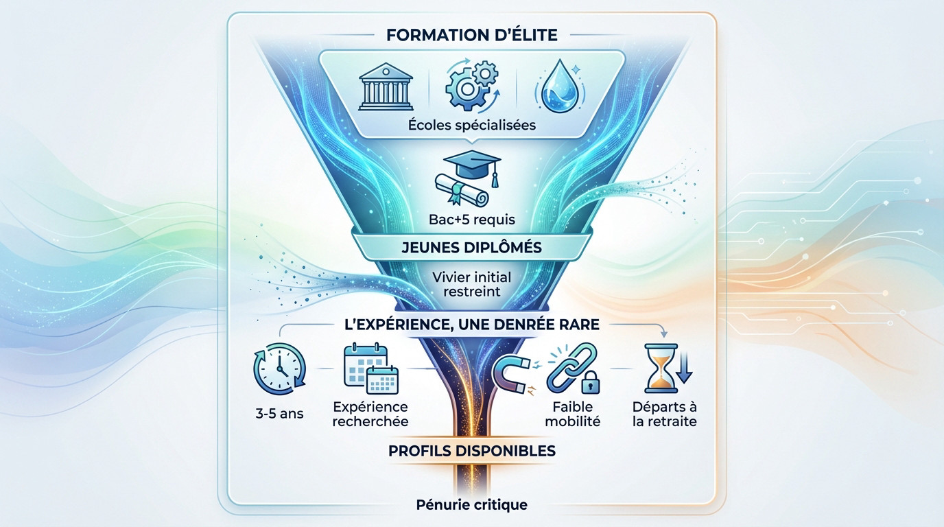 Pénurie d'ingénieurs qualifiés en hydraulique pour les bureaux d'études