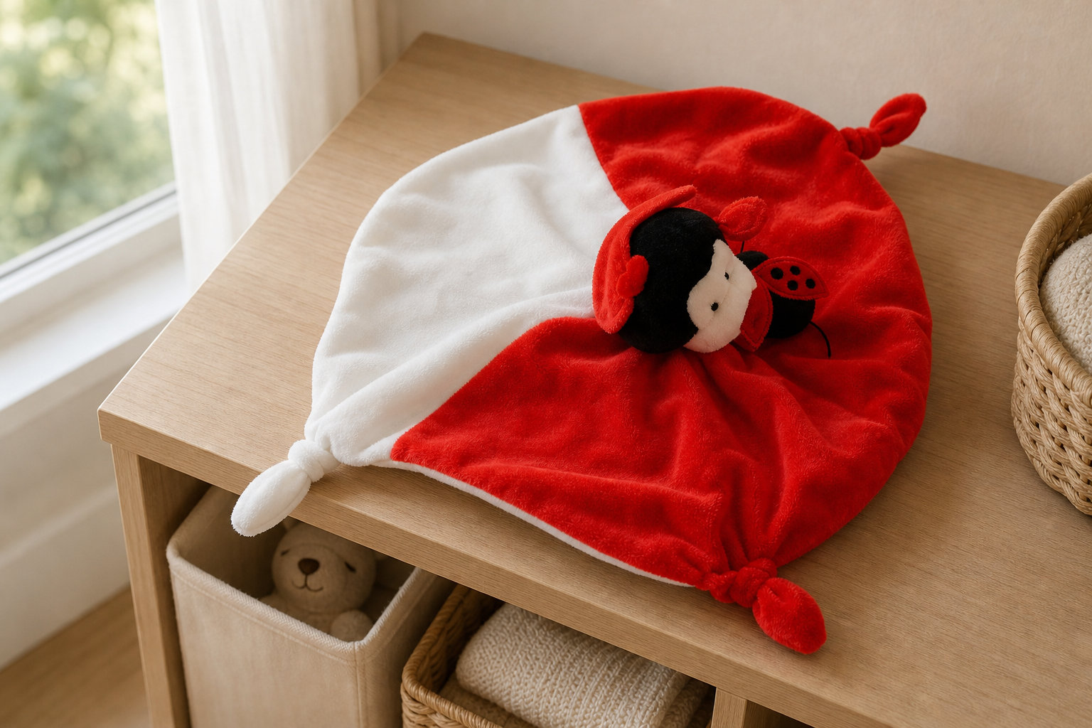 Doudou coccinelle : un cadeau coloré qui sort de l'ordinaire