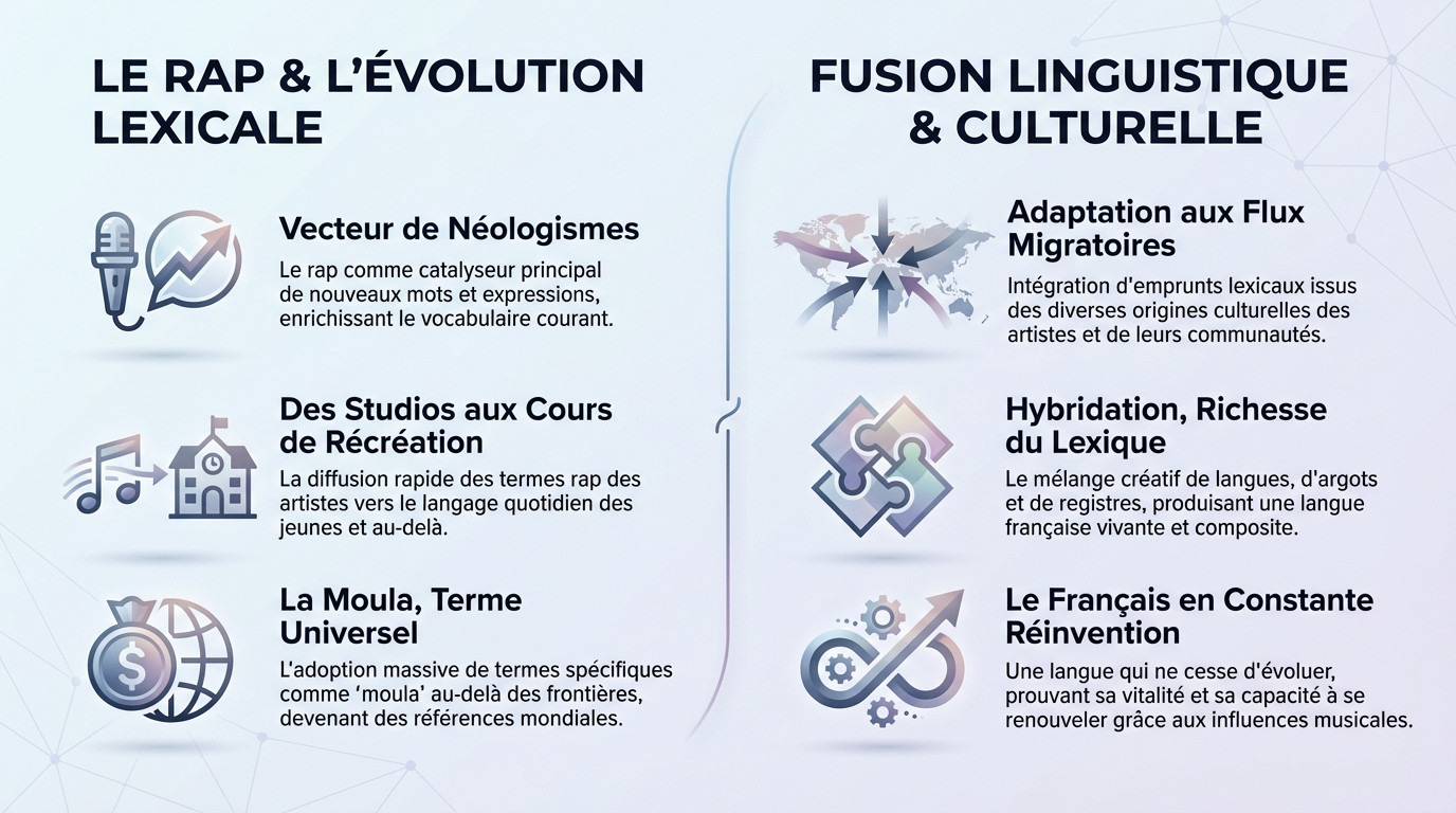Le rap moteur de l'évolution linguistique française