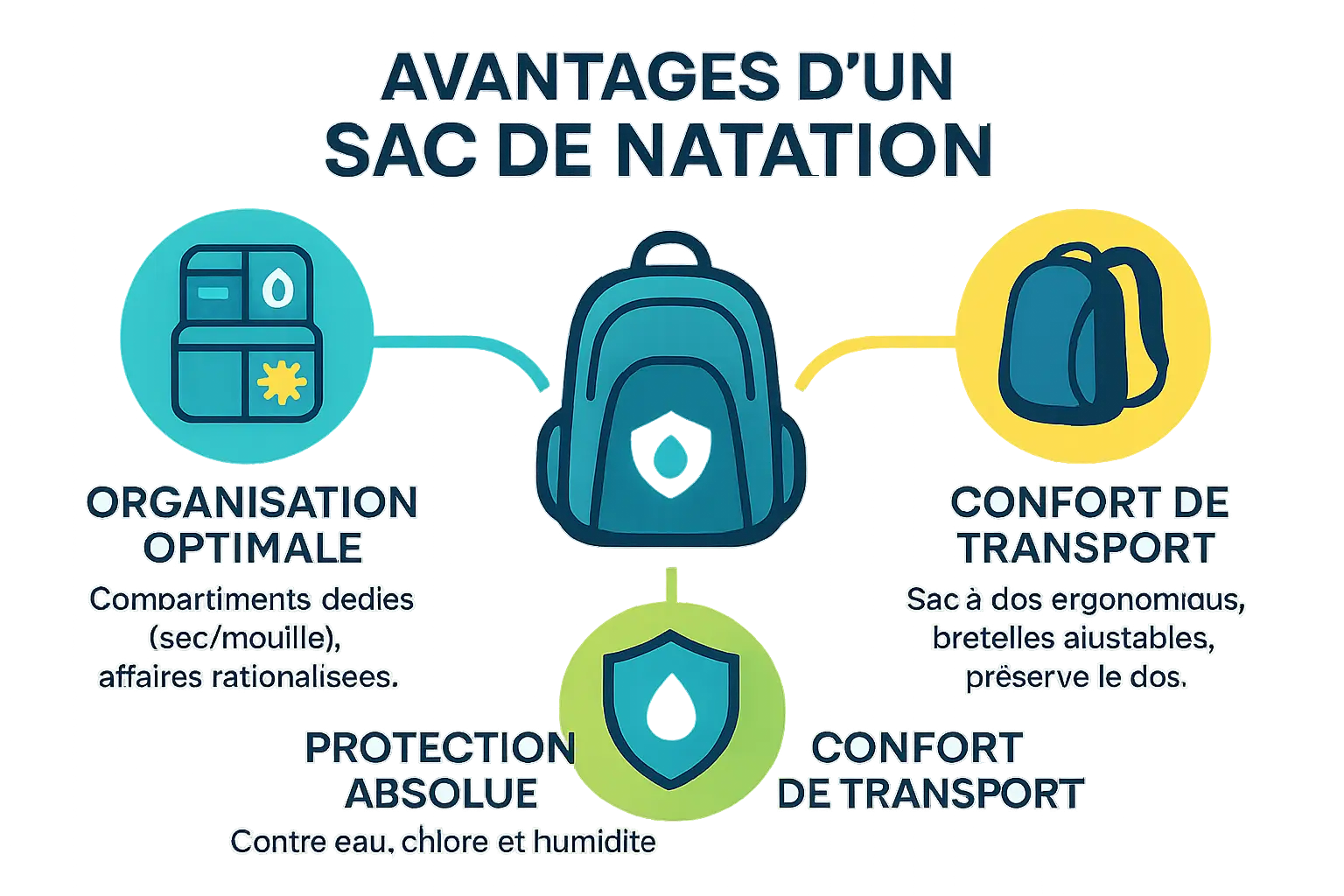 Avantages d'un sac de natation spécialisé