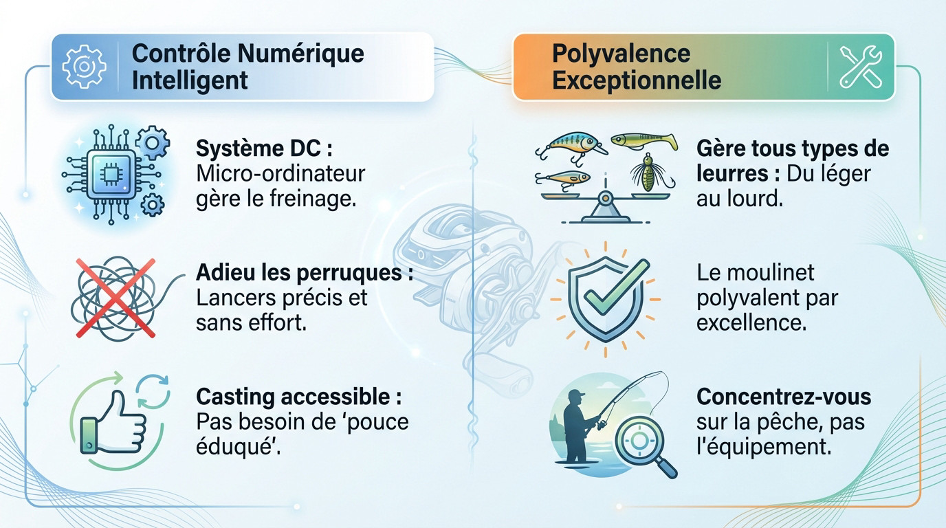 Shimano SLX DC contrôle numérique intelligent et polyvalence