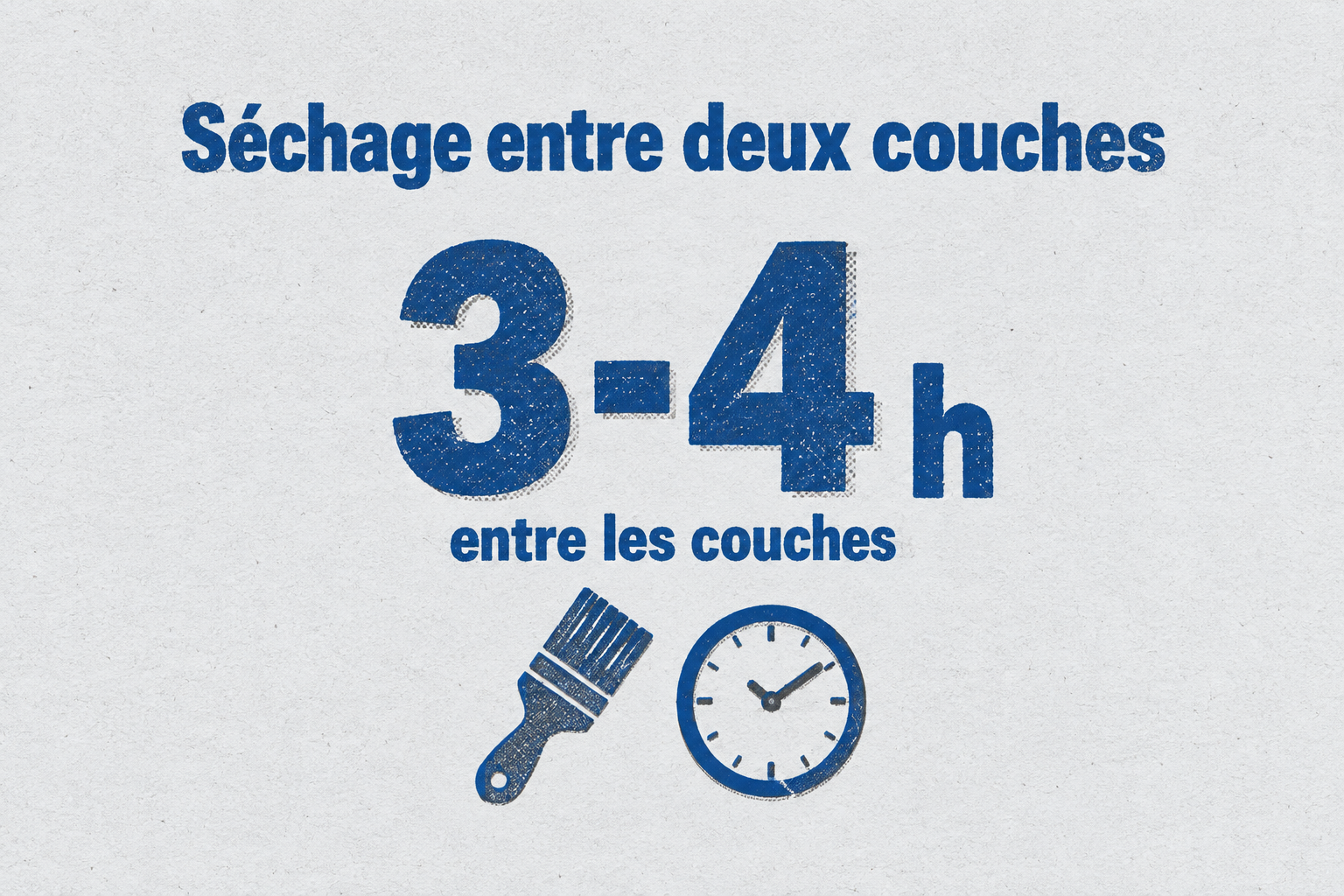 Après chaque couche de vitrificateur, il faut attendre 3 à 4 heures avant la suivante.