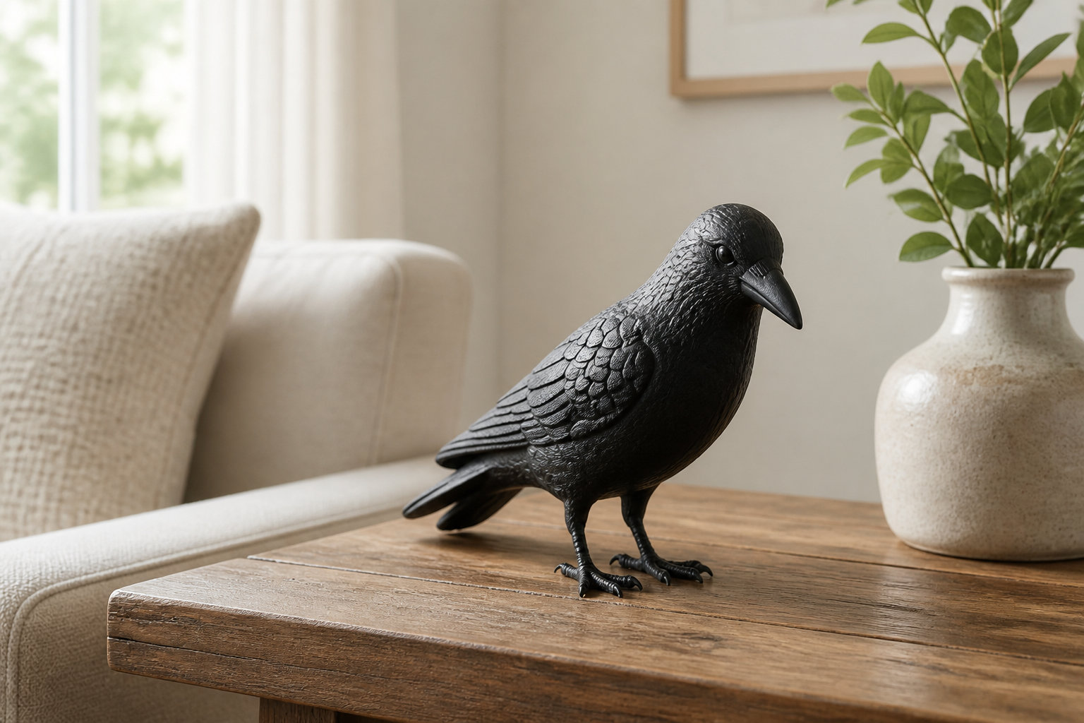 AltoPiaf Corbeau Effaroucheur : le leurre statique traditionnel