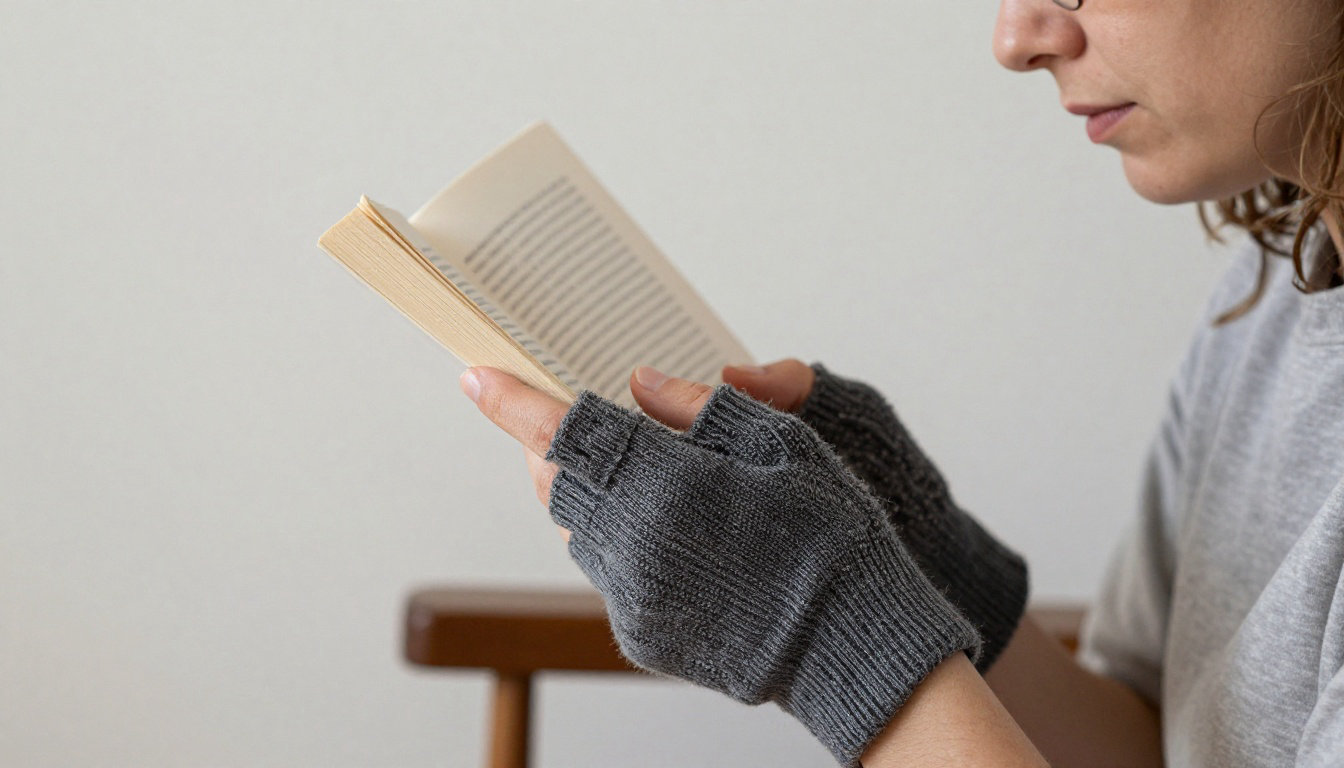 Heated Fingerless Gloves for Cold Morning Sessions