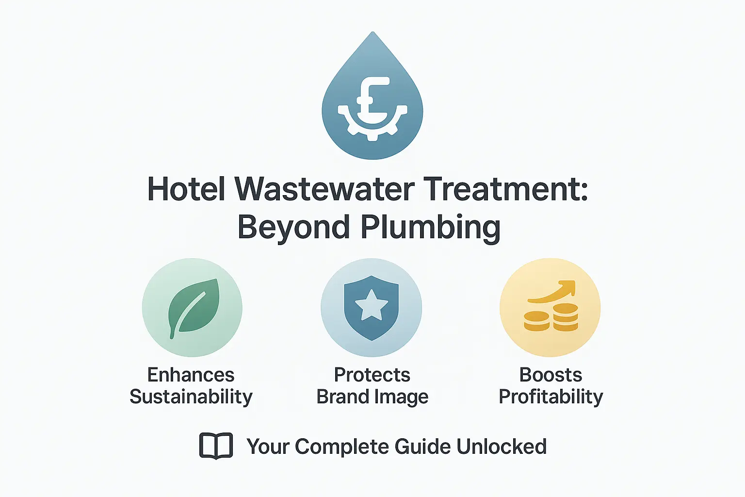 Hotel Wastewater Treatment Benefits Infographic