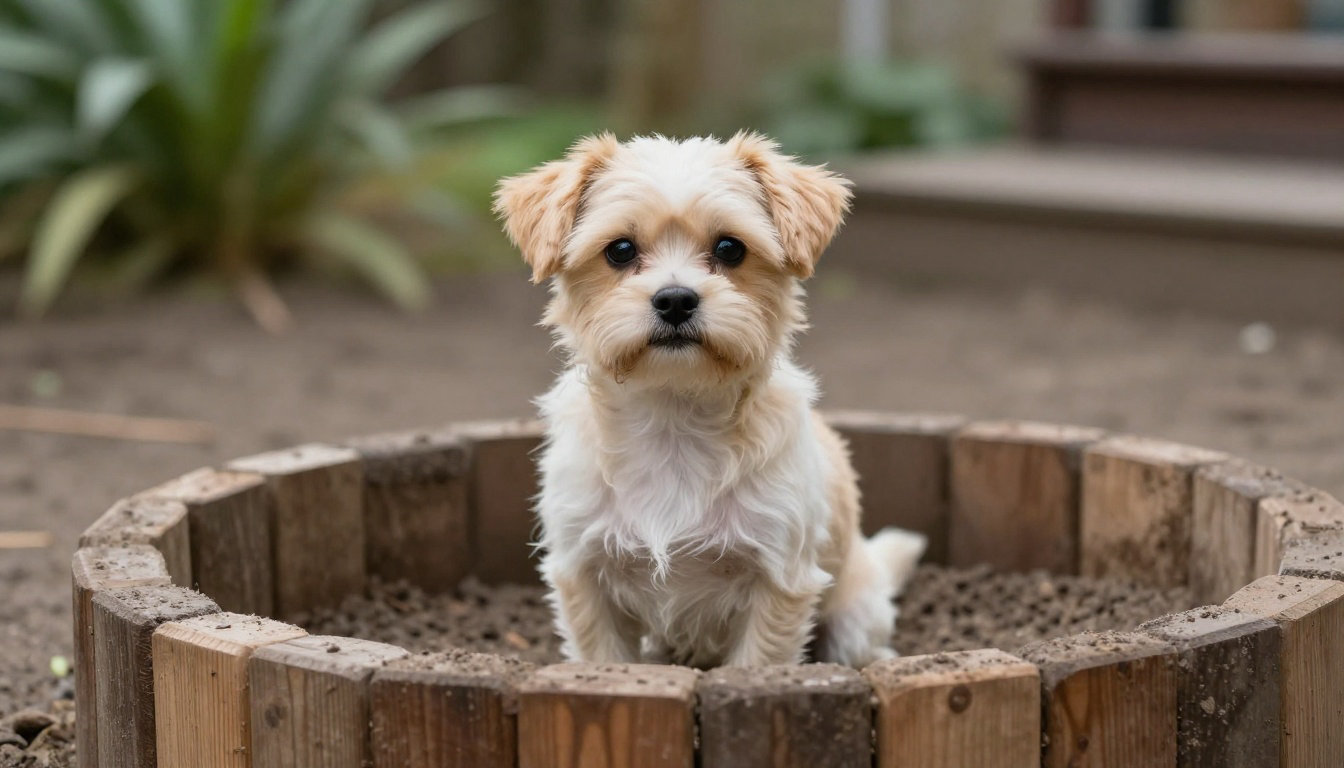Aménager le jardin pour détourner l'attention du chien