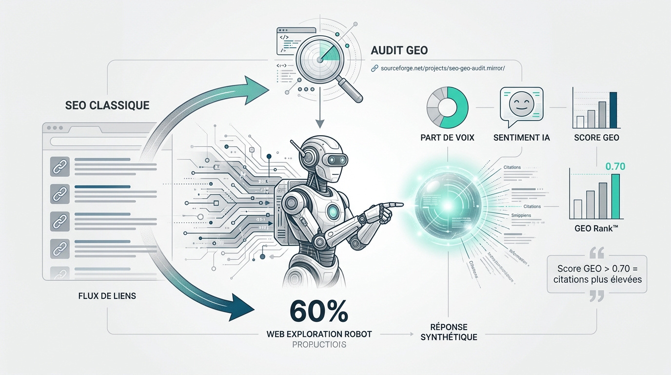Évolution du SEO : robot d'exploration IA contre liens classiques