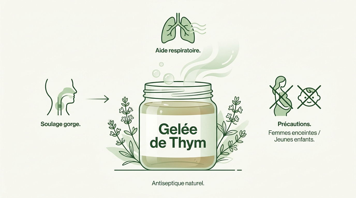 Gelée de thym bio et naturelle