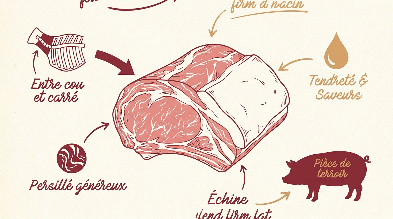 Qualité visuelle de l'échine de porc