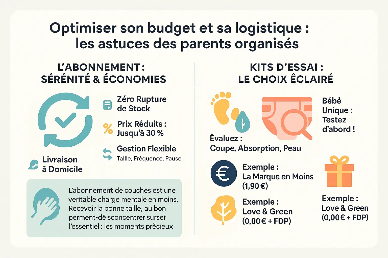 Organisation pratique des couches écologiques