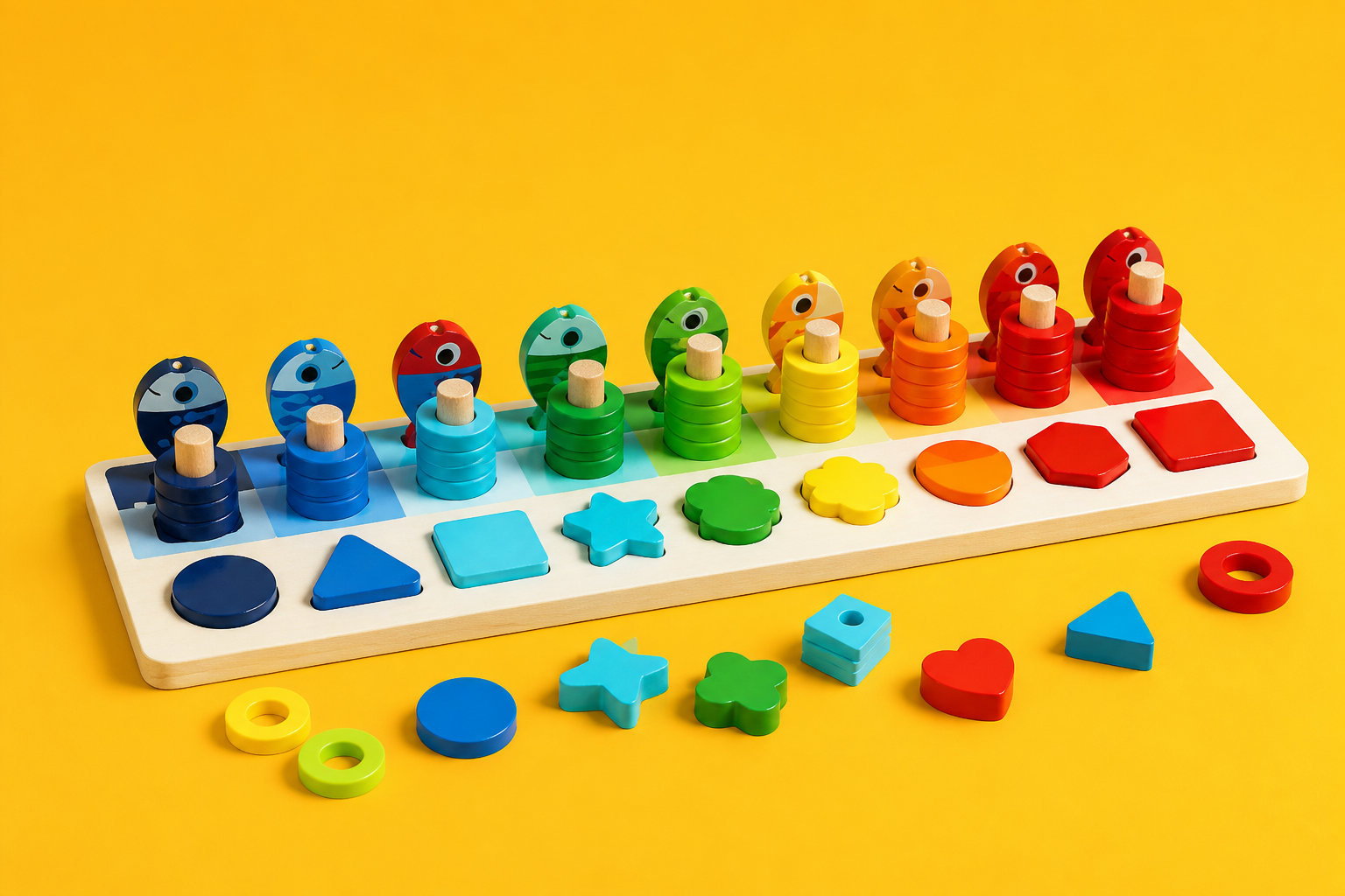 Planche en bois Montessori pour les chiffres