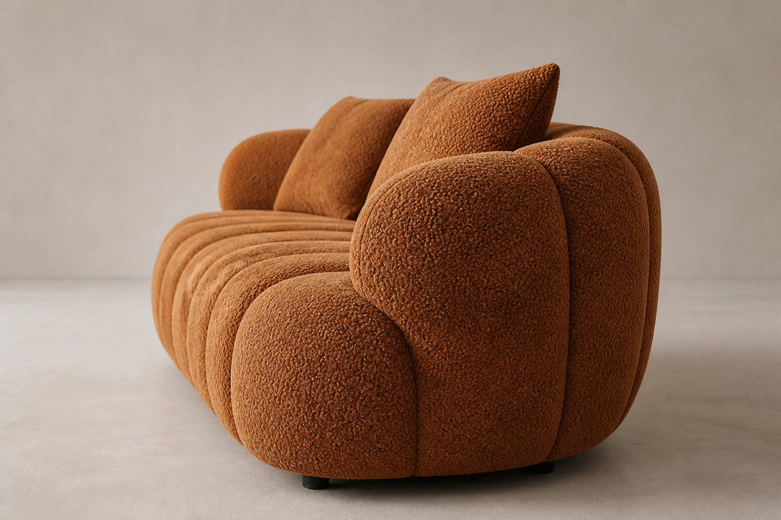 Canapé COLIANI terracotta : une chaleur vibrante pour un confort nuage