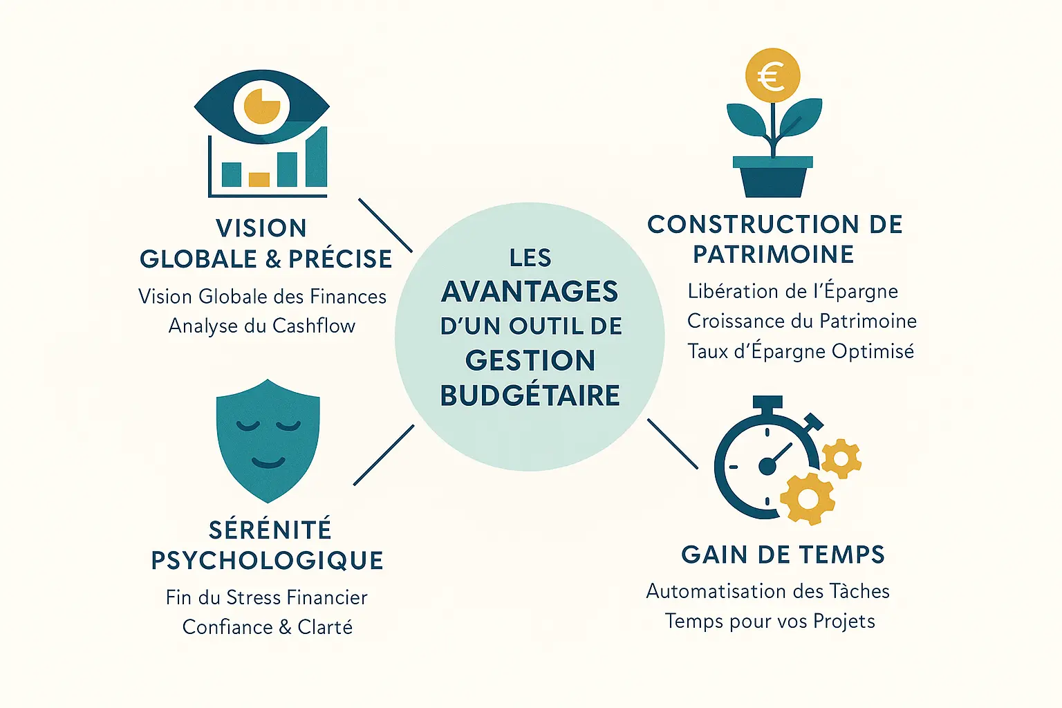 Illustration des avantages d'un outil de gestion budgétaire