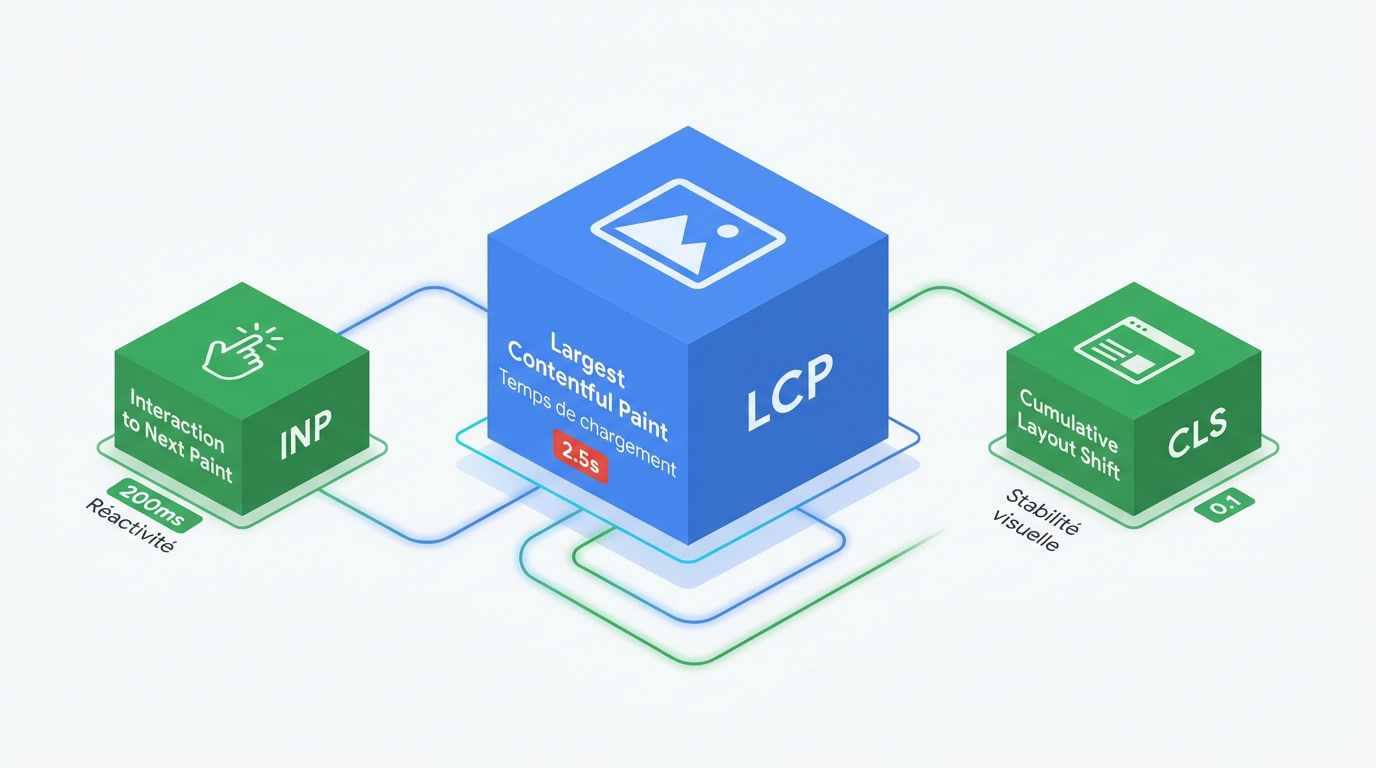 Indicateurs clés de l'expérience utilisateur LCP INP et CLS