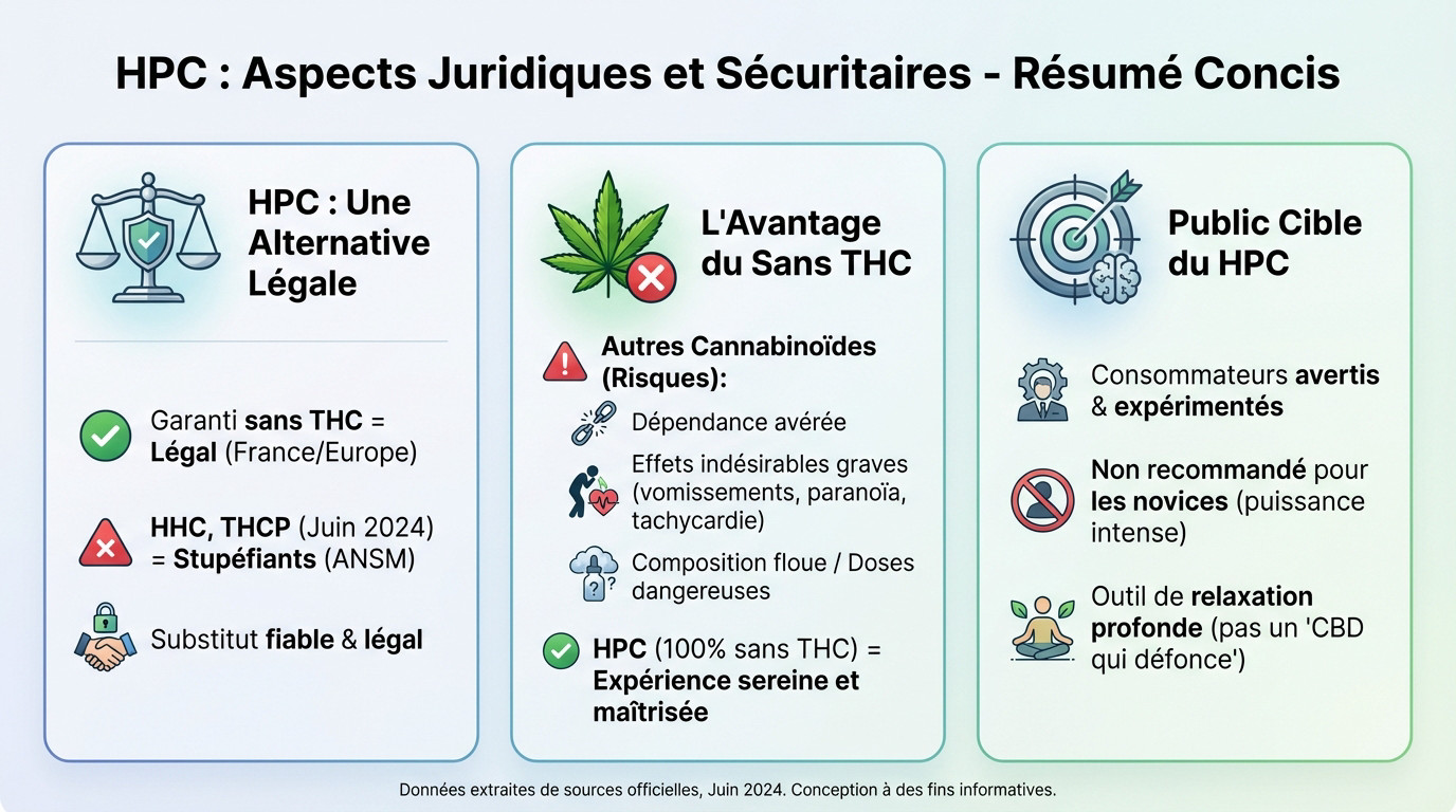 Cadre légal et sécurité du HPC sans THC
