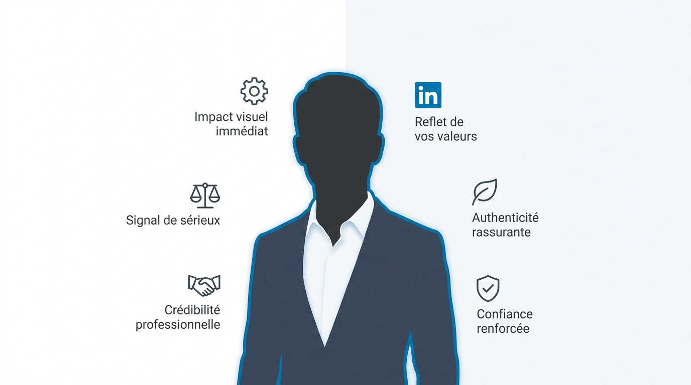 Professionnel avec une tenue soignée pour LinkedIn