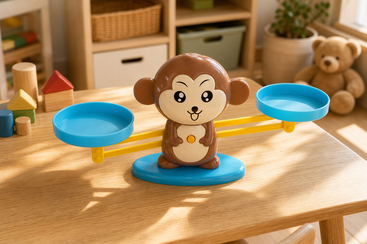 Balance Singe Montessori pour comprendre les quantités