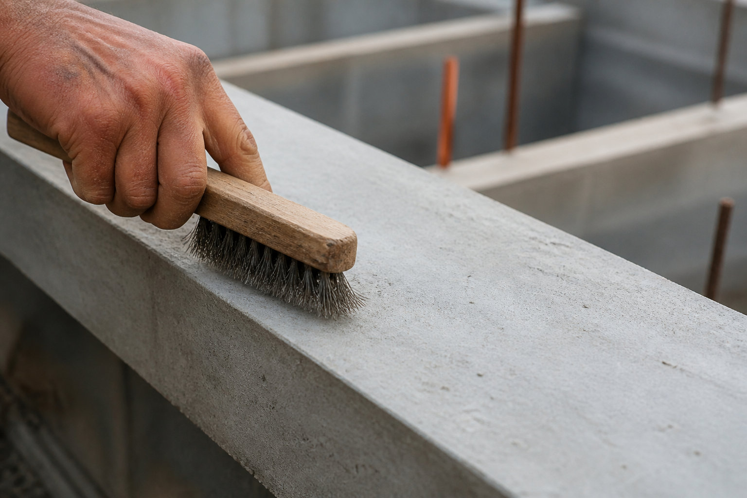 Préparer l'arase béton pour garantir une adhérence durable