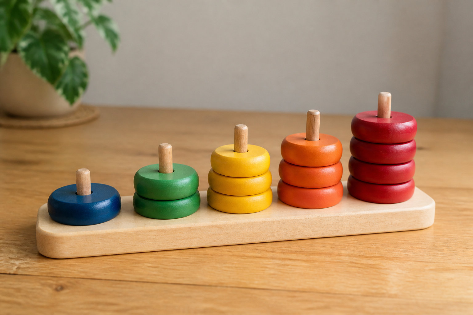 Jeux d'équilibre Montessori avec animaux