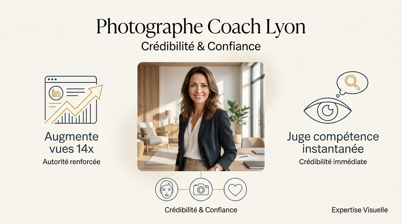 Photographe professionnel réalisant un portrait de coach à Lyon pour renforcer sa crédibilité