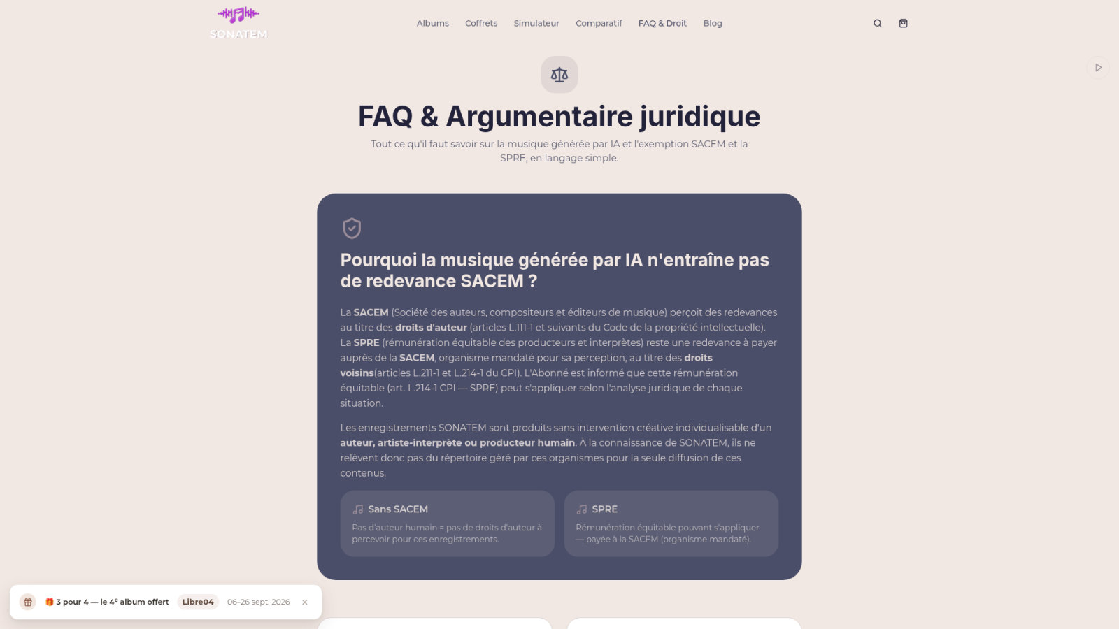 Musique libre de droits pour commerce : technique