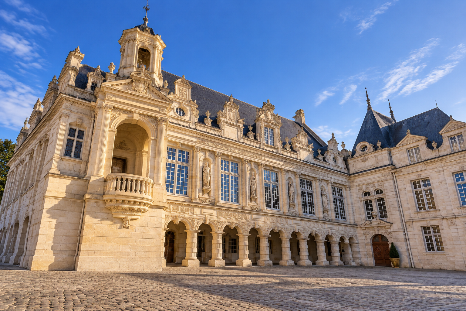Façade de l'Hôtel de ville de La Rochelle