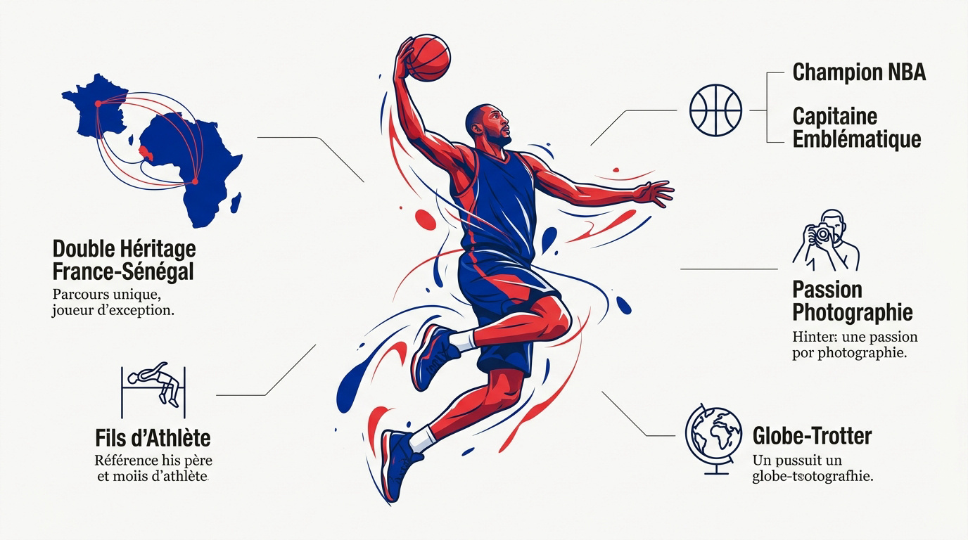 Boris Diaw en plein match sous le maillot de l'équipe de France