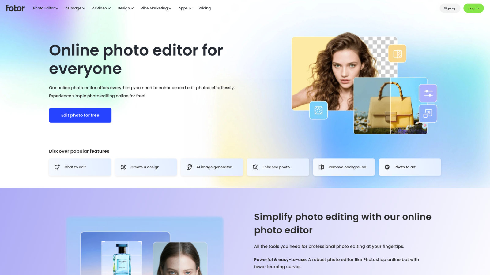 Fotor : la simplicité pour vos visuels web