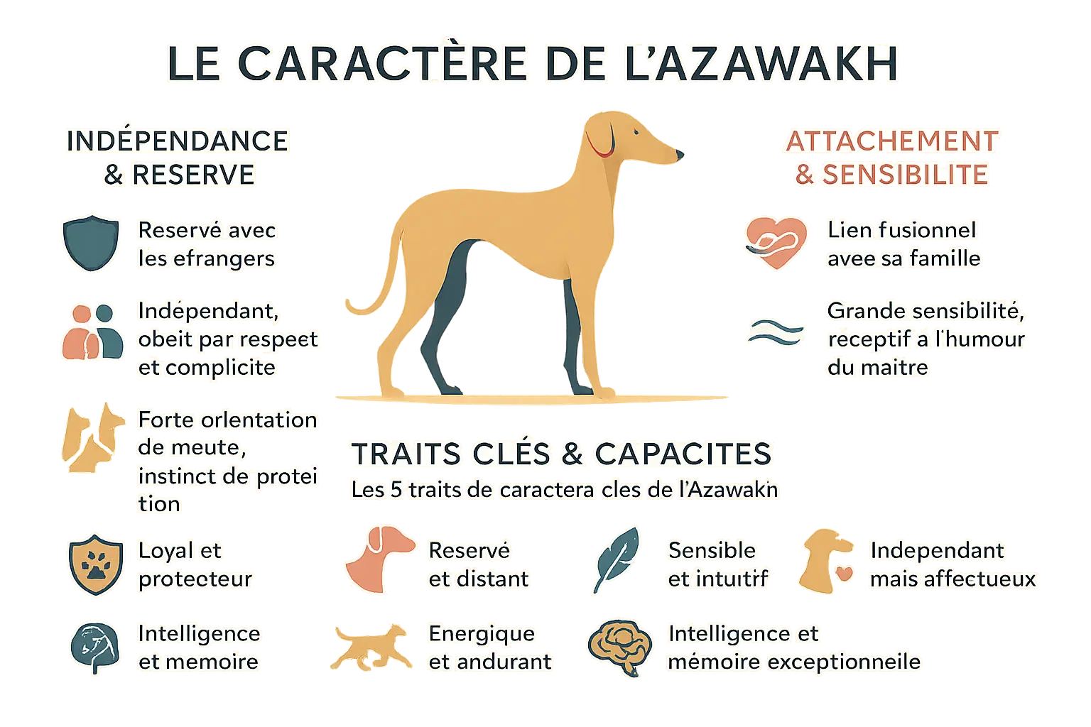 Azawakh en pleine course dans un environnement désertique