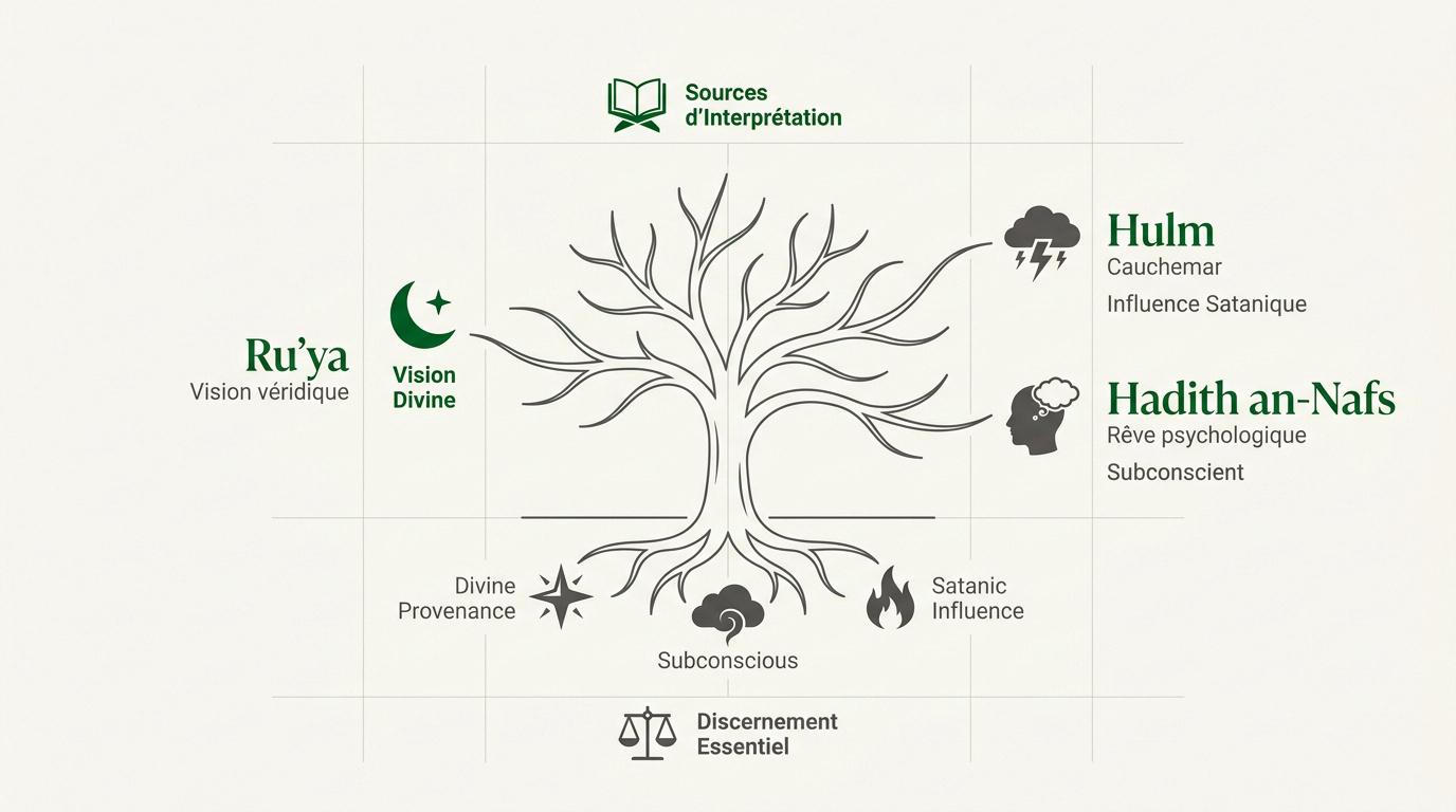 Classification des rêves en Islam : Ru'ya, Hulm et Hadith an-Nafs
