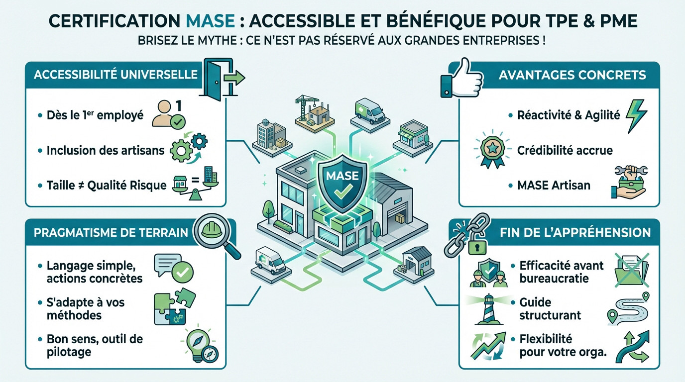 Certification MASE accessible et bénéfique pour TPE et PME