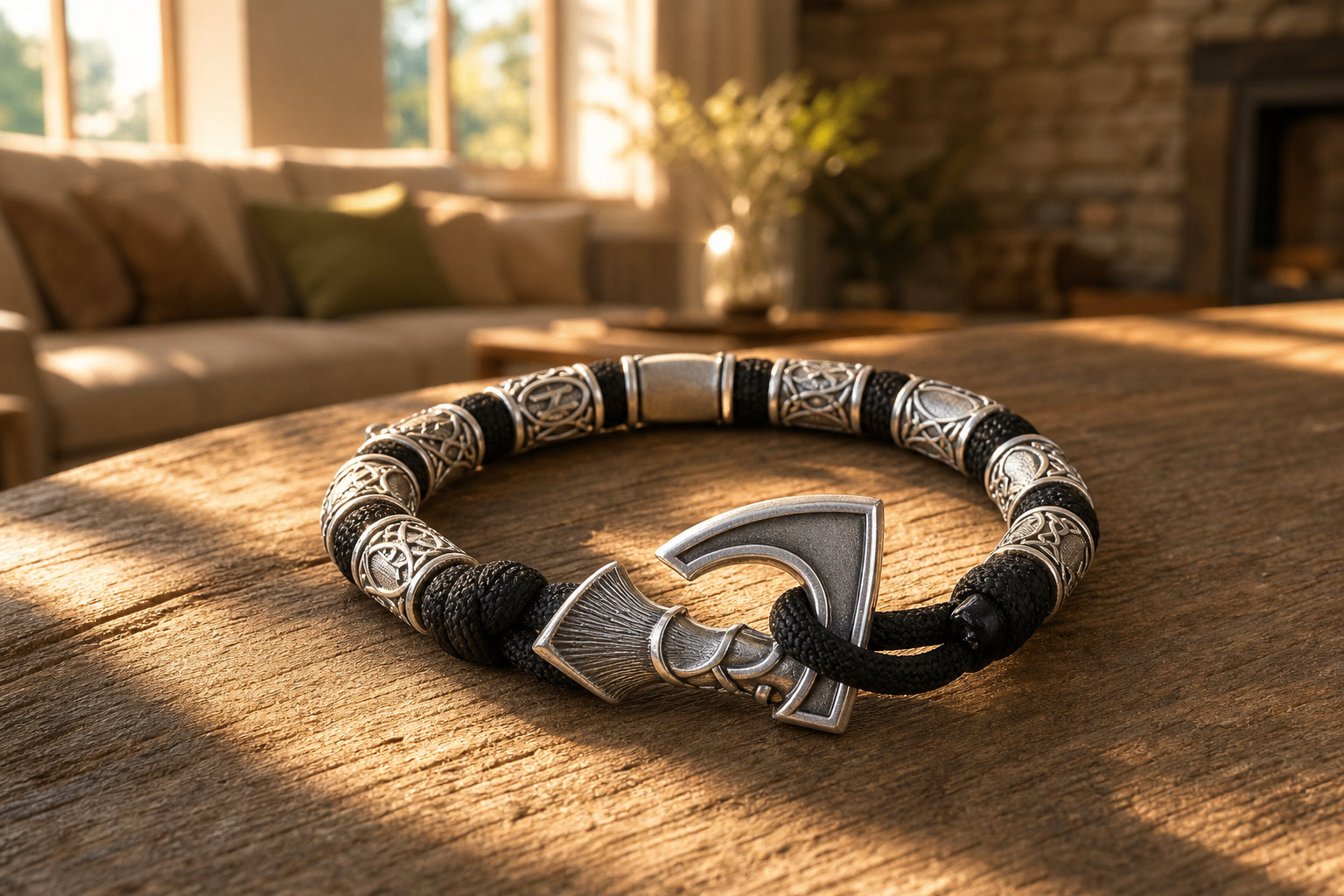 Bracelet hache viking : le symbole d'une force inébranlable