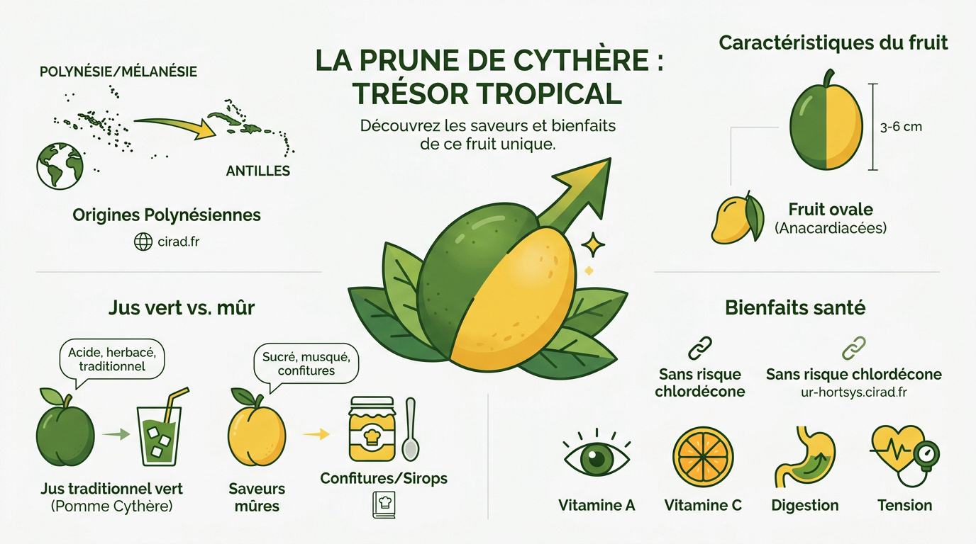 Jus de prune de cythère à l'ancienne