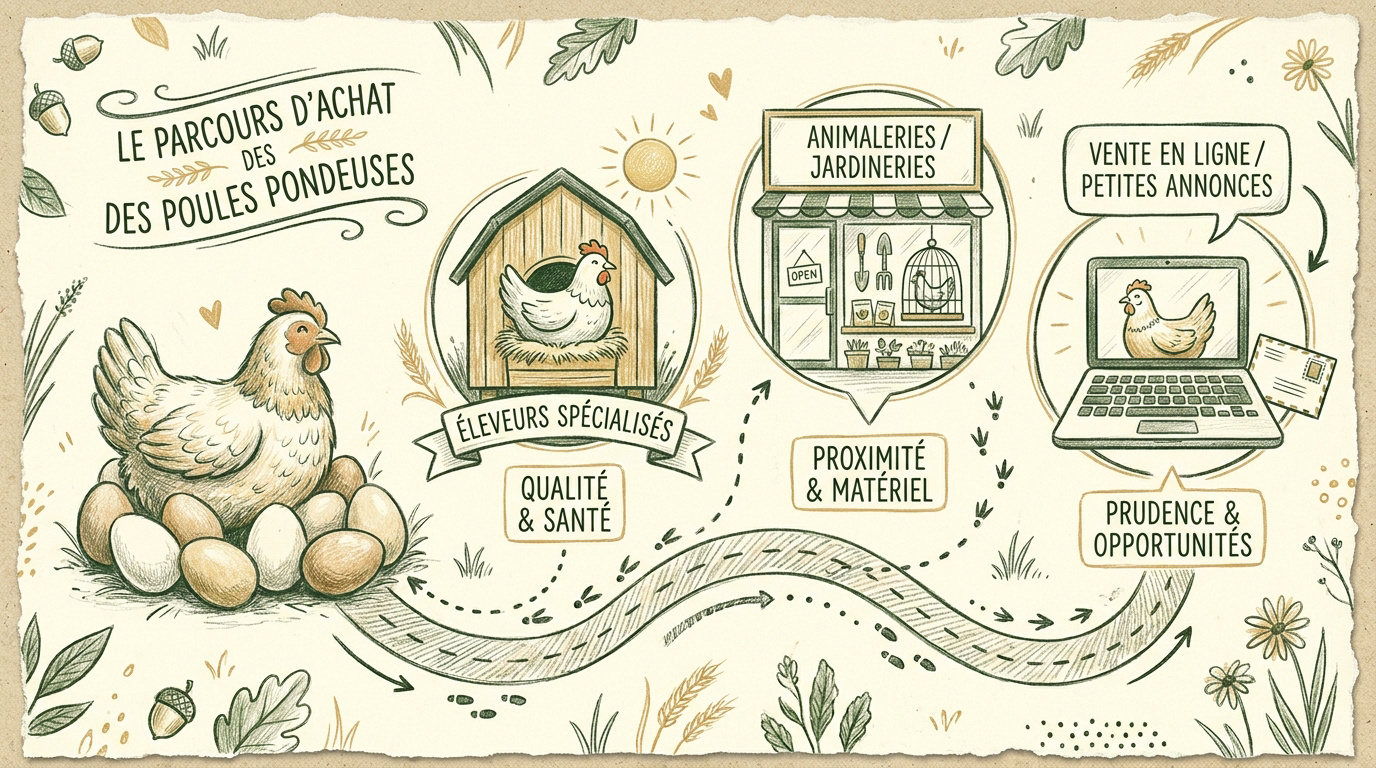 Achat poule pondeuse en ligne