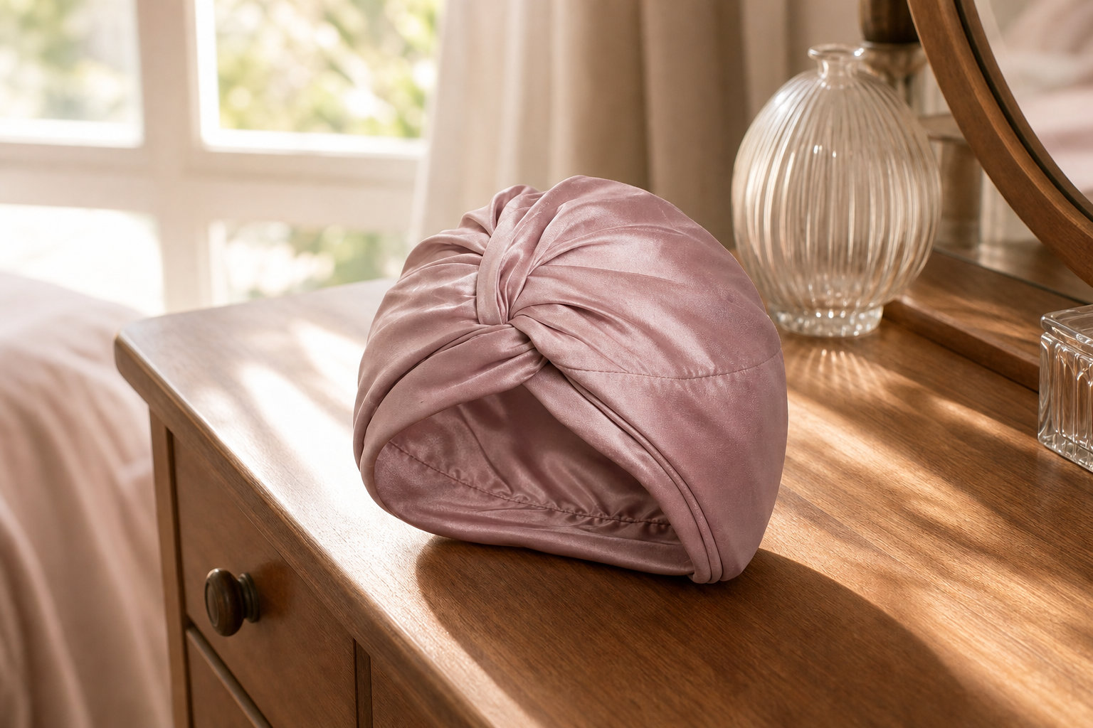 Bonnet en Soie Premium Nº88 Souffle d’un Rêve : douceur absolue
