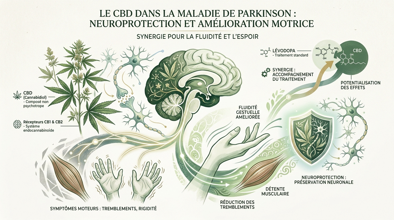 Action neuroprotectrice du CBD sur les neurones