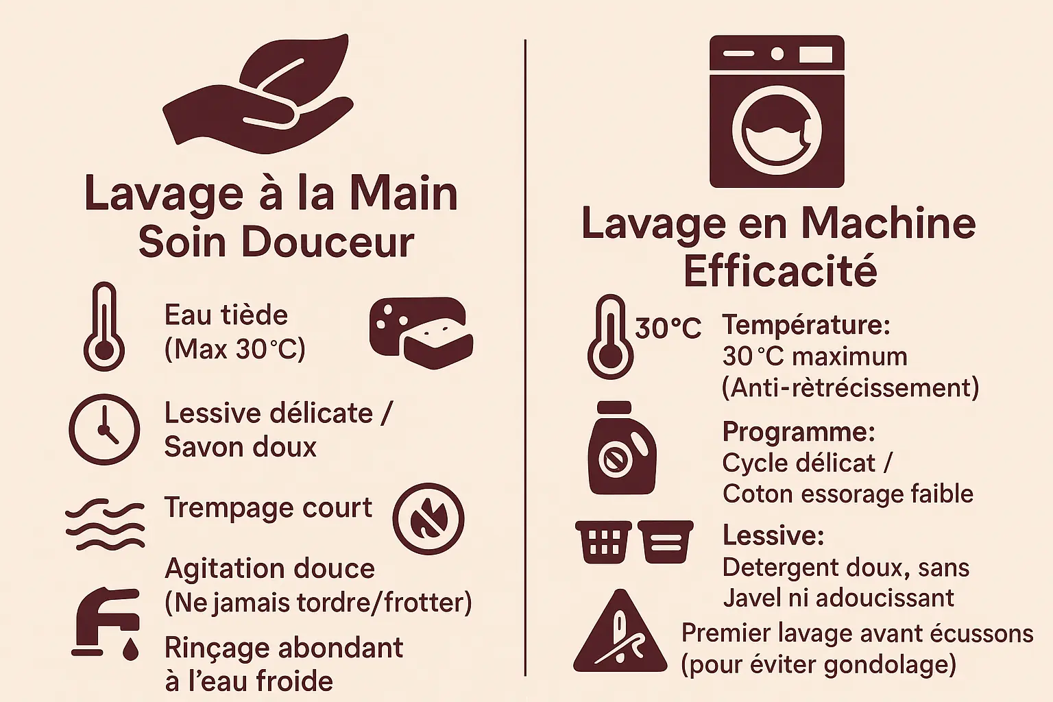 Guide illustré pour laver un kimono à la main ou en machine