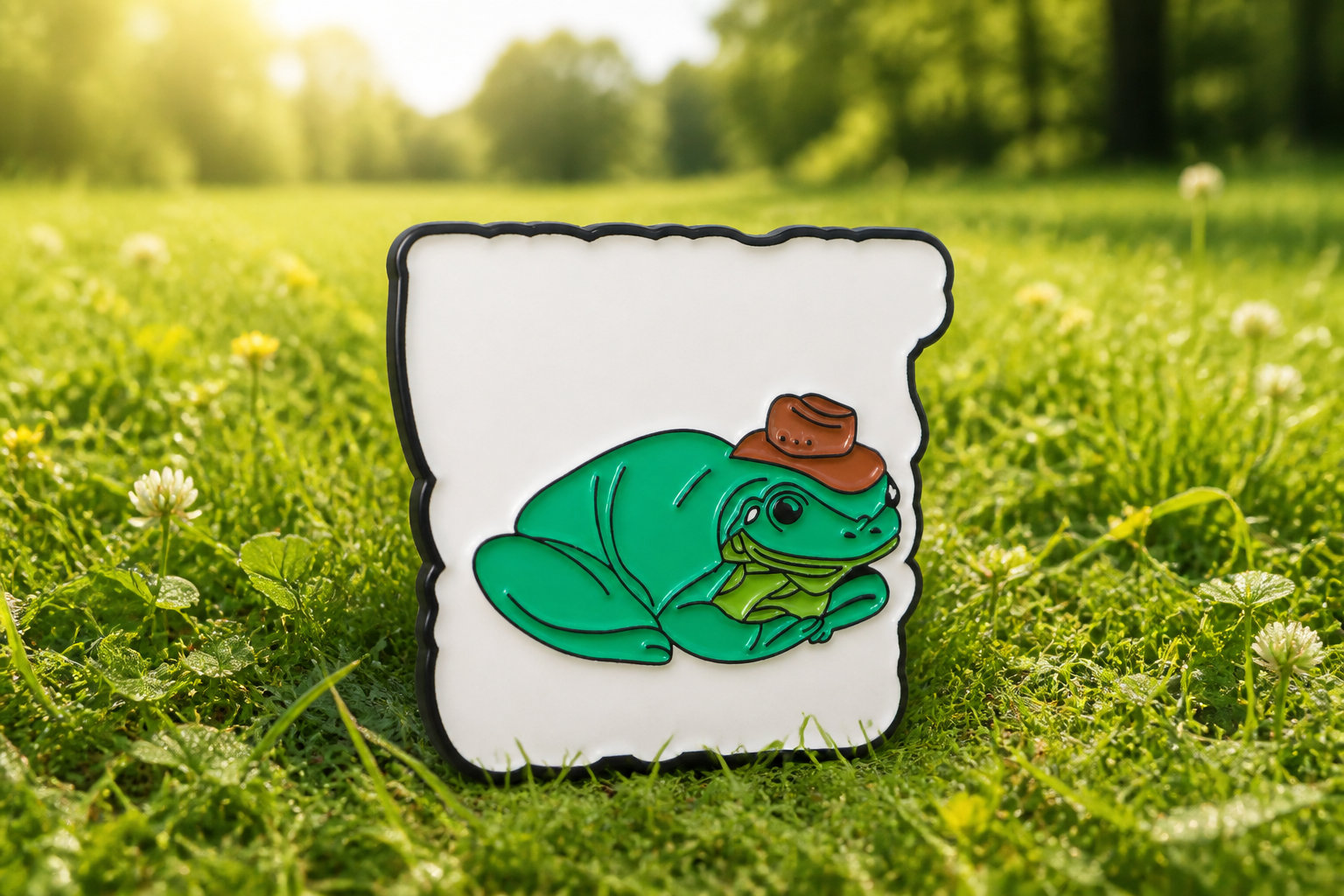 Giddy Up Slt Frog Pin for Sassy Boundaries
